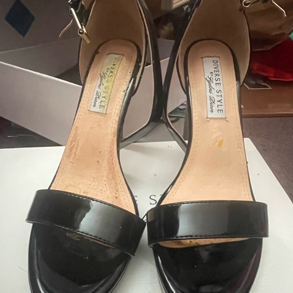 Black Diverse Style Women's Heels
